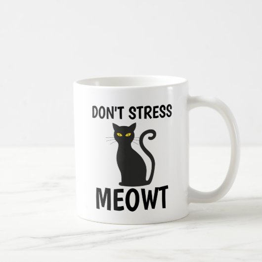 NIET MEOWT CAT COFFEE MUGS KOFFIEMOK (Rechts)