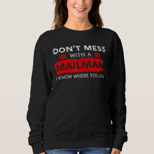 Niet Mess Mailman Postman Postman Postal Worker Trui