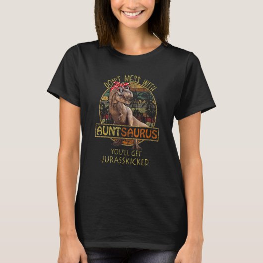 Niet met Auntsaurus... je krijgt Jurasskip T-shirt (Voorkant)