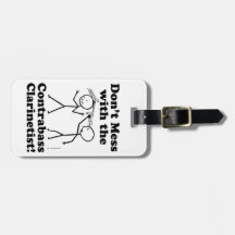 Niet met de contrabass-Clarinetis