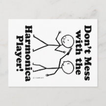 Niet met de Harmonica Player