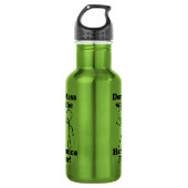 Niet met de Harmonica Player Waterfles (Voorkant)