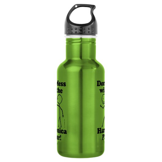 Niet met de Harmonica Player Waterfles (Voorkant)