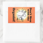 Niet met de rechthoekige Sticker van het organisme (Tas)