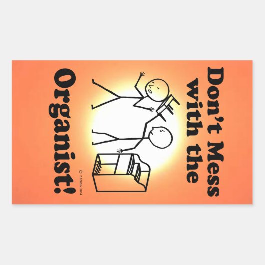 Niet met de rechthoekige Sticker van het organisme (Voorkant)