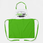 Niet met de Vegan Chef () Schort (Voorkant)