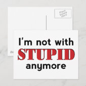 Niet met dom briefkaart (Voorkant / Achterkant)