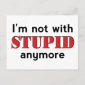 Niet met dom briefkaart (Voorkant)