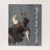 Niet met een adelaar knoeien legpuzzel (Verticaal)