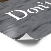 Niet met een adelaar knoeien perfect poster (Hoek)