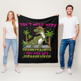 Niet met Grannysaurus Fleece Blanket