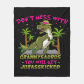 Niet met Grannysaurus Fleece Blanket (Voorkant)