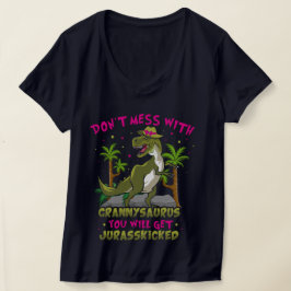 Niet met Grannysaurus V-Neck T-Shirt