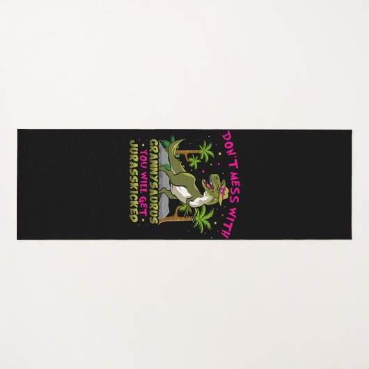 Niet met Grannysaurus Yoga Mat (Voorkant (horizontaal))