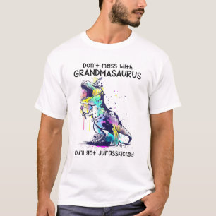 Niet met grootmasaurus T rex dinosaur Juras T-shirt