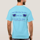 Niet met het Bull Blue T Shirt (Achterkant)
