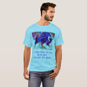 Niet met het Bull Blue T Shirt (Voorkant volledig)