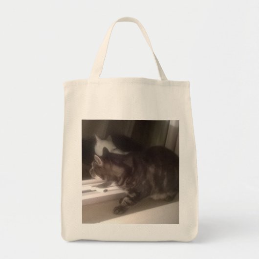 Niet met je praten Dave Grocery Tas (Voorkant)