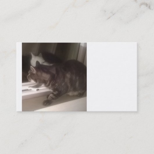 Niet met je praten Dave Visitekaartjes (Voorkant)