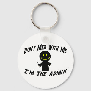 Niet met mij doen... ik ben de Admin. Sleutelhanger