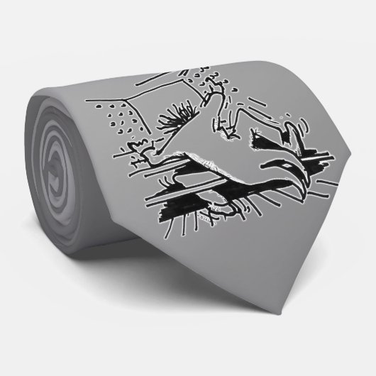 Niet met mij rottig stropdas knoeien (Opgerold)