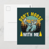 Niet met mij verknoeien briefkaart (Voorkant / Achterkant)