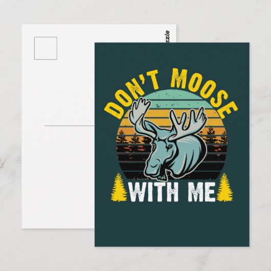 Niet met mij verknoeien briefkaart (Voorkant / Achterkant)