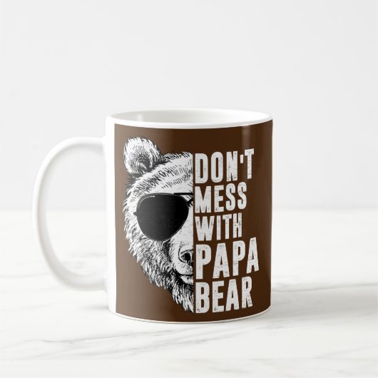 Niet met Papa Beer Fathers Dag Koffiemok (Links)