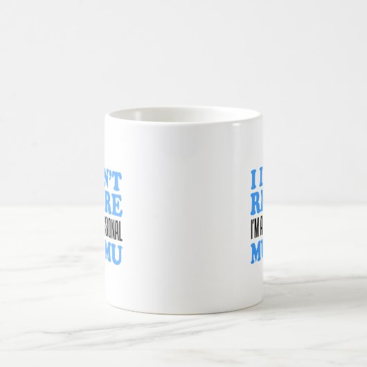 Niet met pensioen professionele Mummu Mok (Center)