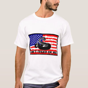 Niet met vlag op me tikken t-shirt