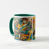 "Niet mijn aap!" Mok voor dranken (Voorkant links)