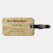 Niet mijn apen, niet mijn Circus Bagagelabel (Achterkant horizontaal)