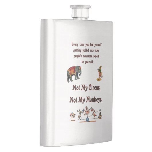 Niet mijn apen, niet mijn Circus Flacon (Rechts)