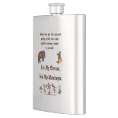 Niet mijn apen, niet mijn Circus Flacon (Links)