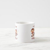Niet mijn apen Niet mijn Circus Inspirerend Quote Espresso Kop (Voorkant)