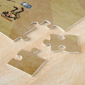Niet mijn apen, niet mijn Circus Legpuzzel (Zijkant)