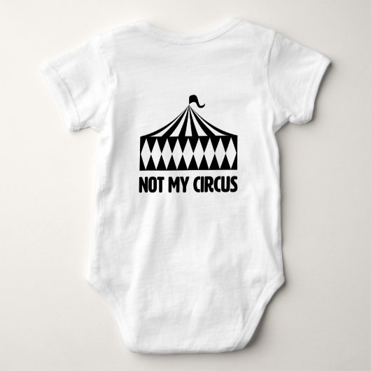 Niet mijn apen. romper (Achterkant)