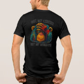 NIET MIJN APEN Tri-Blend SHIRT (Achterkant)
