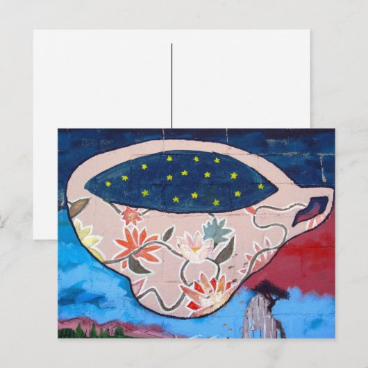 Niet mijn beker van Tea Briefkaart (Voorkant / Achterkant)