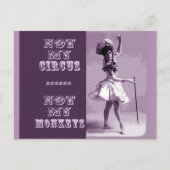 Niet mijn Circus Briefkaart (Voorkant)
