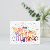 Niet mijn Circus... Briefkaart (Staand voorkant)