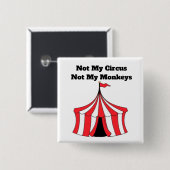 Niet mijn circus Button (Voorkant /achterkant)