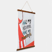 Niet mijn Circus Hangend Wandkleed (Gebogen)