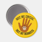 Niet mijn Circus - magneet (Voorkant / Achterkant)