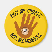 Niet mijn Circus - magneet (Voorkant)