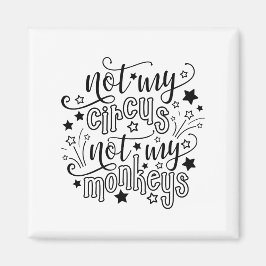 Niet mijn Circus, mijn apen... grappige mam politi Magneet