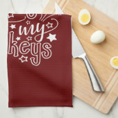 Niet mijn Circus, mijn apen... grappige mam politi Theedoek (Quarter Fold)