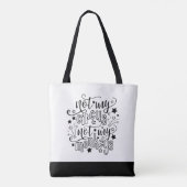 Niet mijn Circus, mijn apen... grappige mam politi Tote Bag (Achterkant)