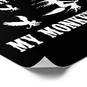 Niet mijn Circus, mijn apen, mijn apen vegen niet  Poster (Hoek)