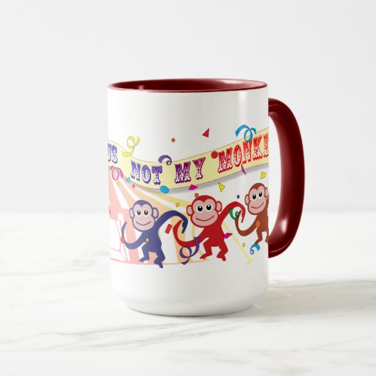 Niet mijn Circus... Mok (Voorkant rechts)